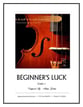 Beginner's Luck Orchestra sheet music cover